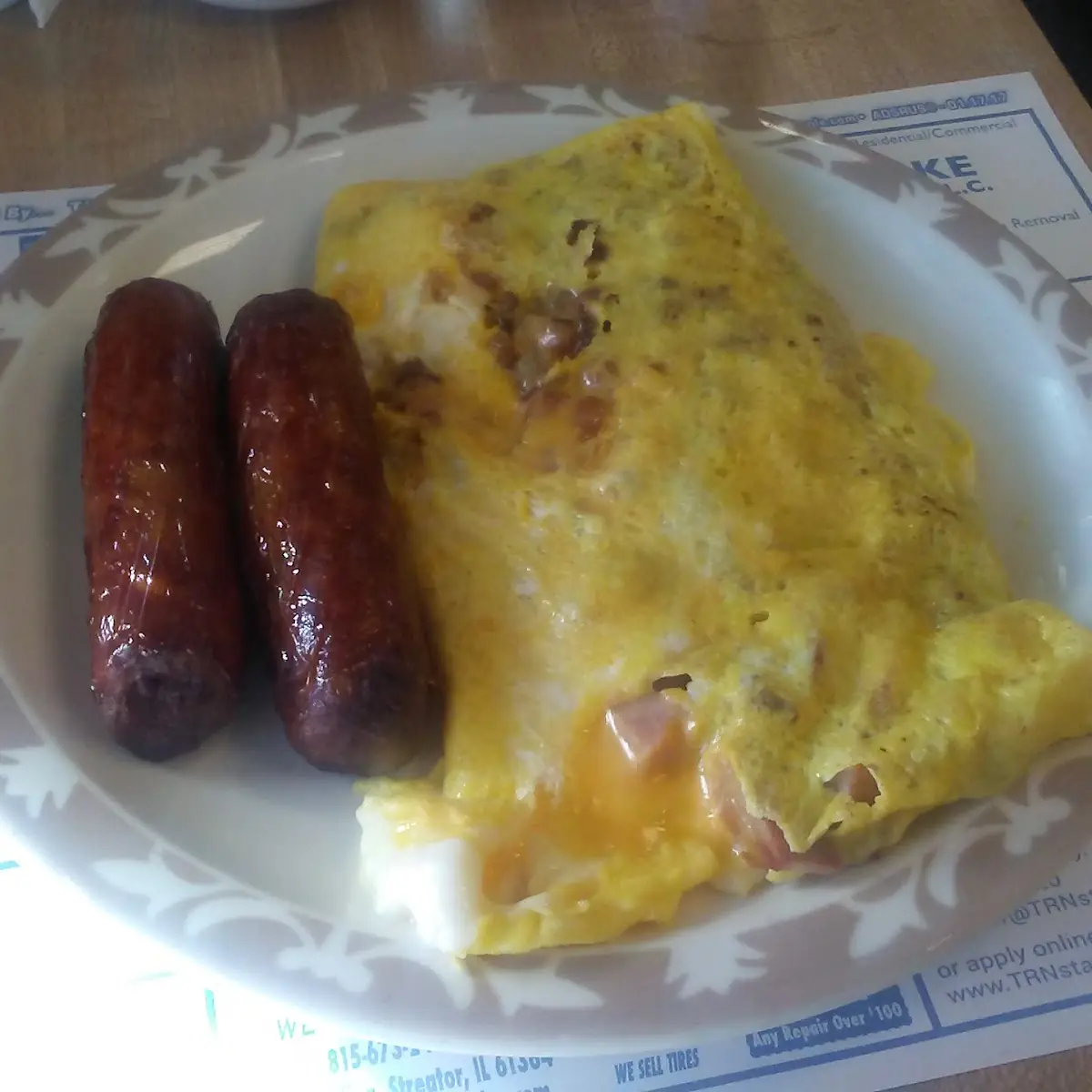 Ham & Cheese Omelette