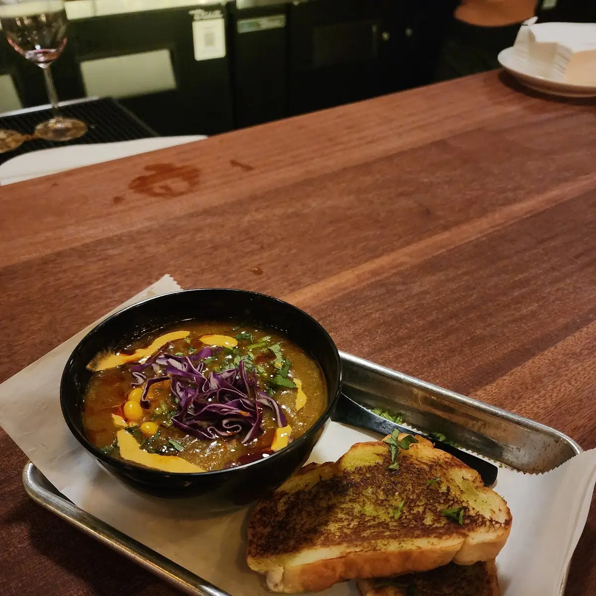 Tomato Soup with Grilled Cheese