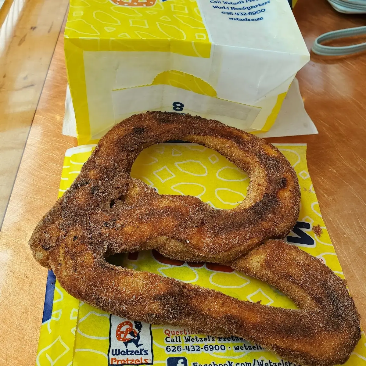 Cinnamon Sugar Pretzel