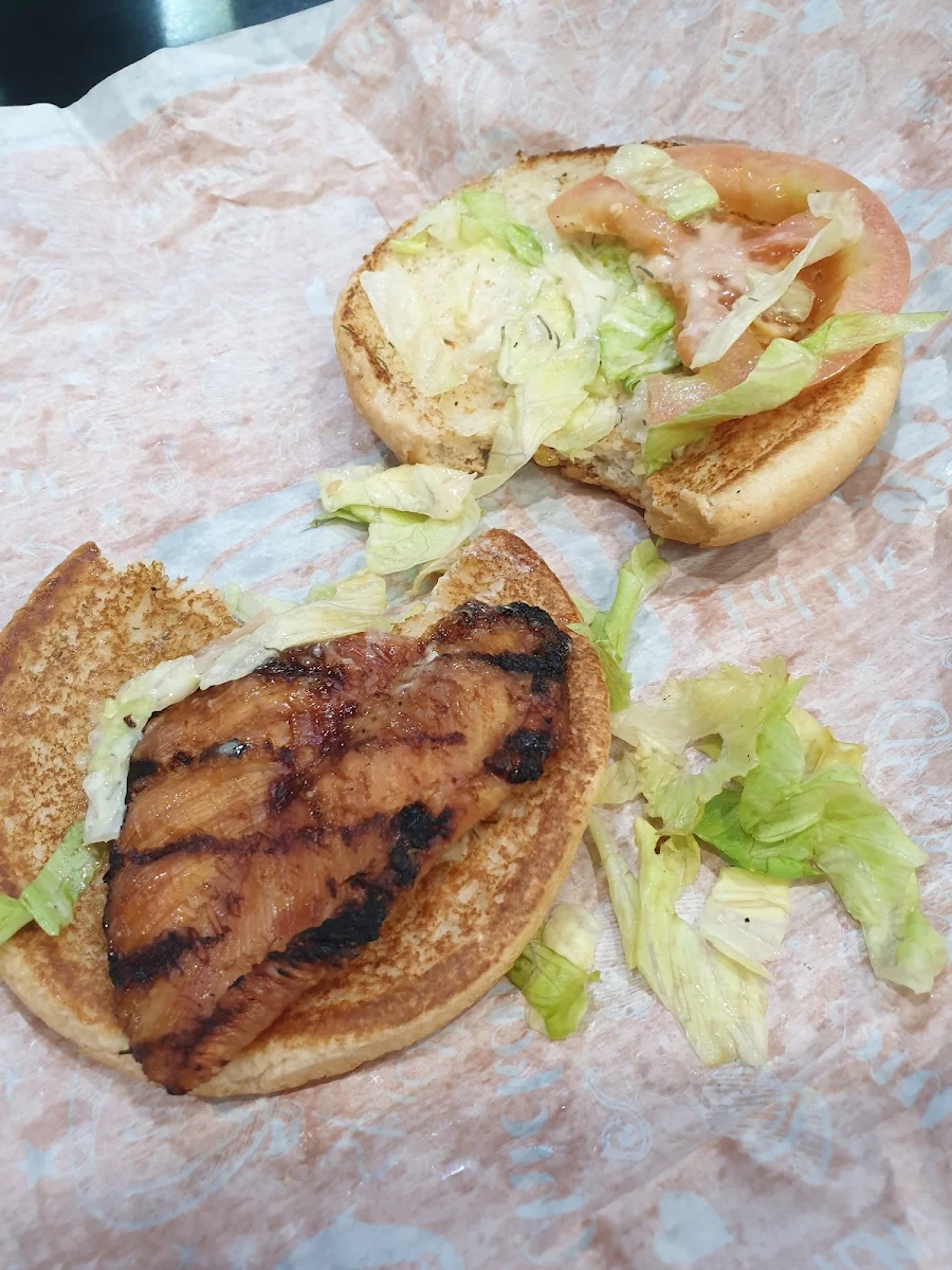 Grilled Chicken Burger, Hungry Jack's Burgers Southport