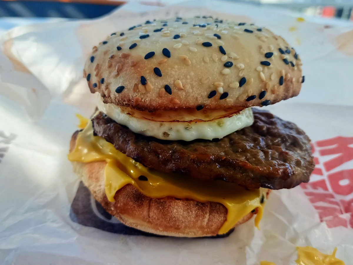 Sausage & Egg Turkish Brekky Roll, Hungry Jack's Burgers Southport