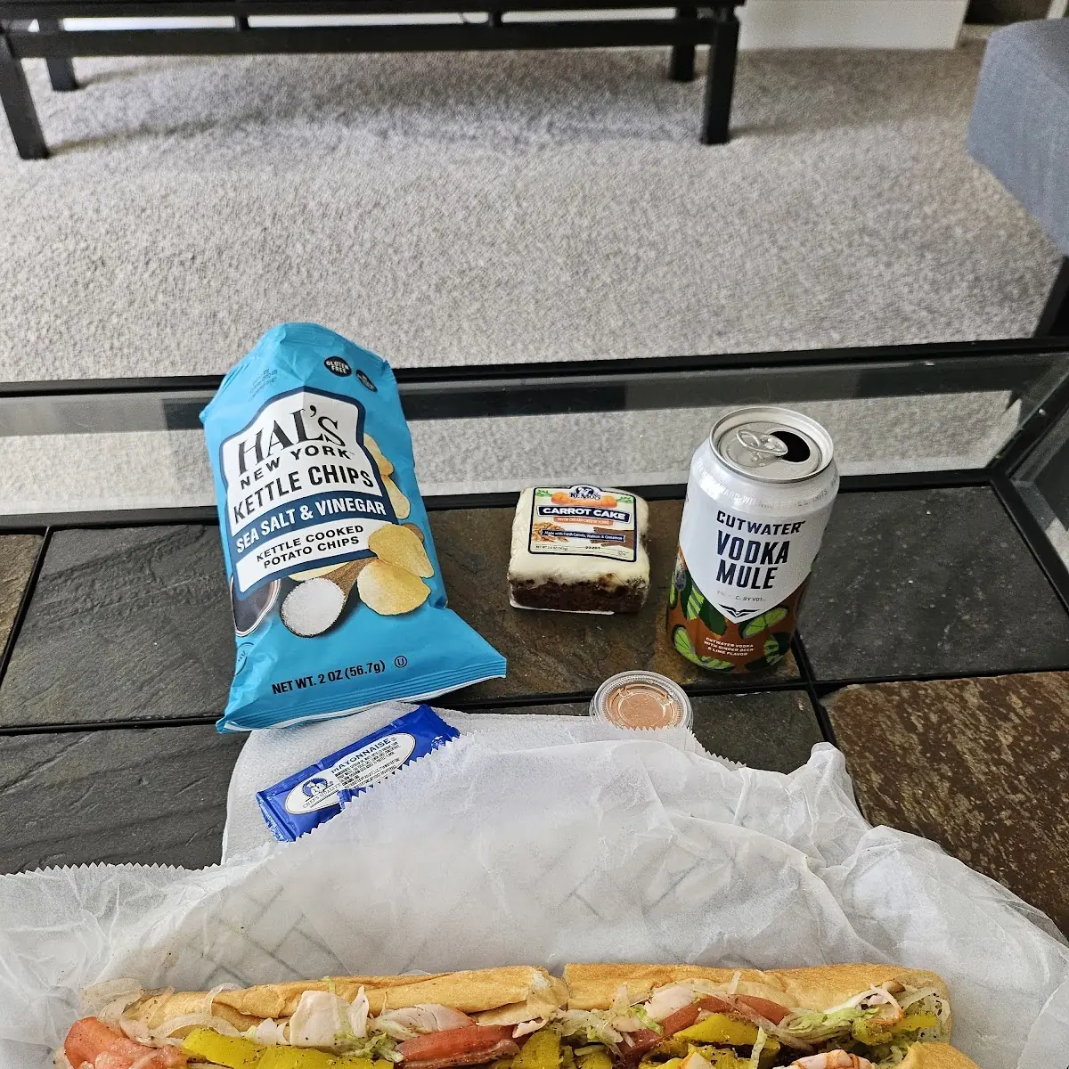 Breakfast Sandwich on Hoagie Roll