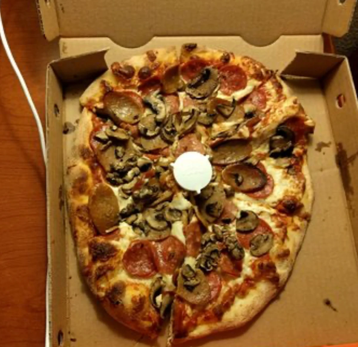 Sausage Mushroom Melt Pizza, Pizza Pizza