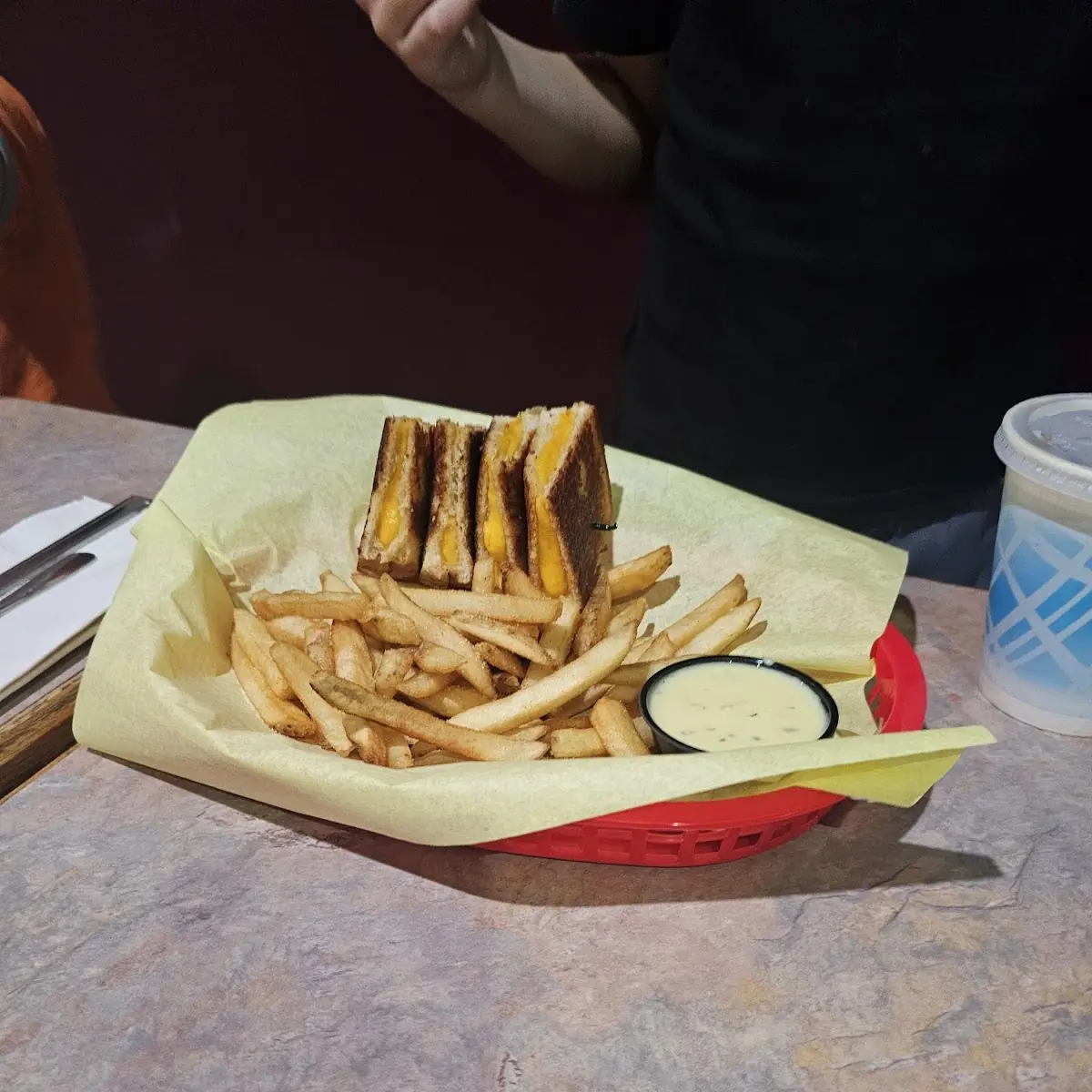 Kids Grilled Cheese with Fries