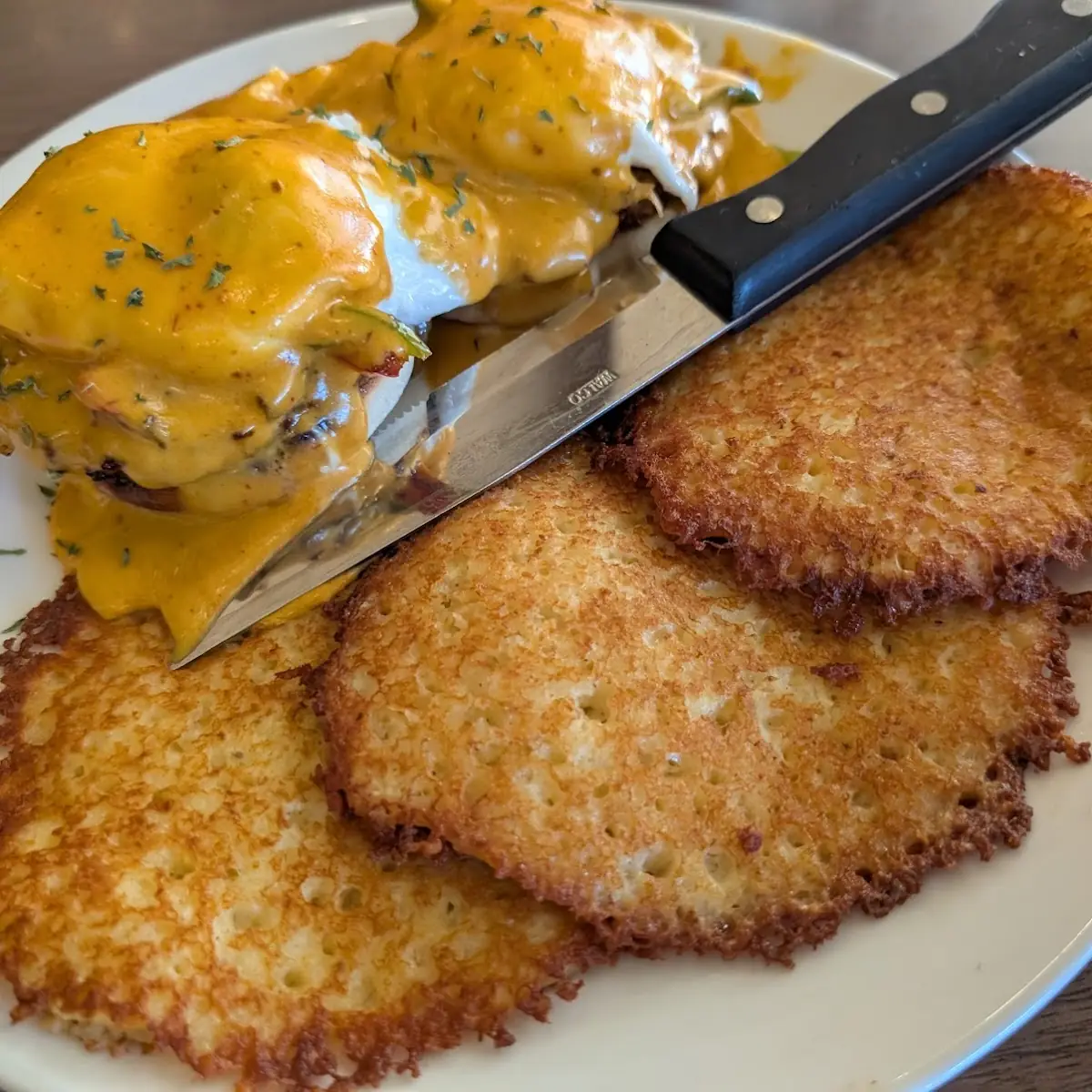 Eight Crisp Potato Cakes
