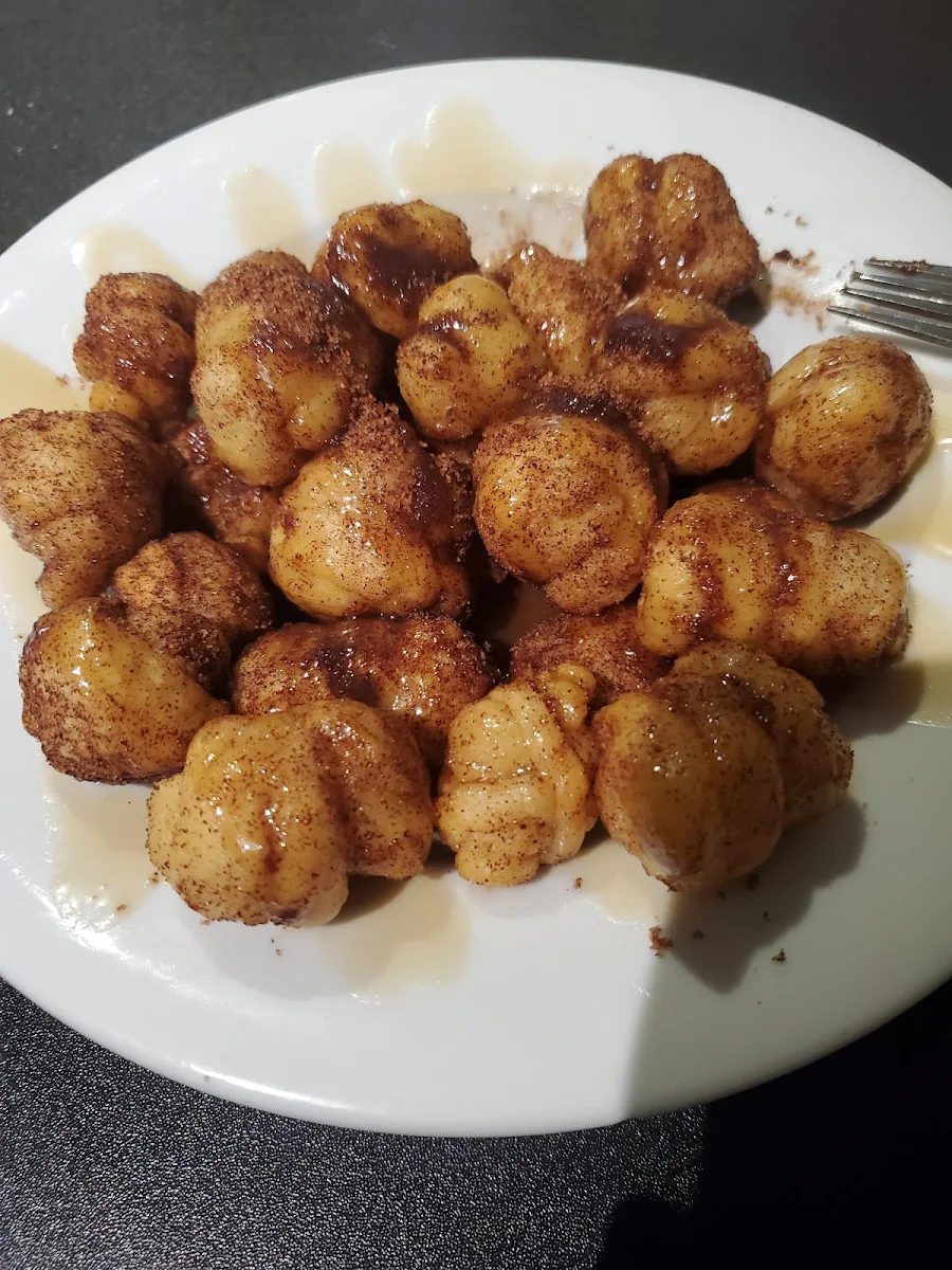 Dessert Cinnamon Balls, Iron Forge Pizza