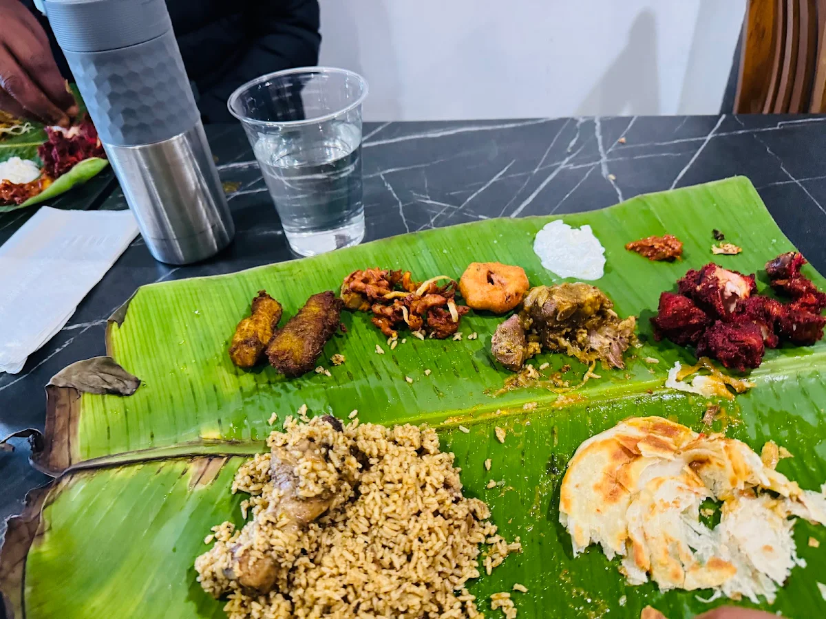 Non Veg Thali with Chicken 65 and Chicken Curry