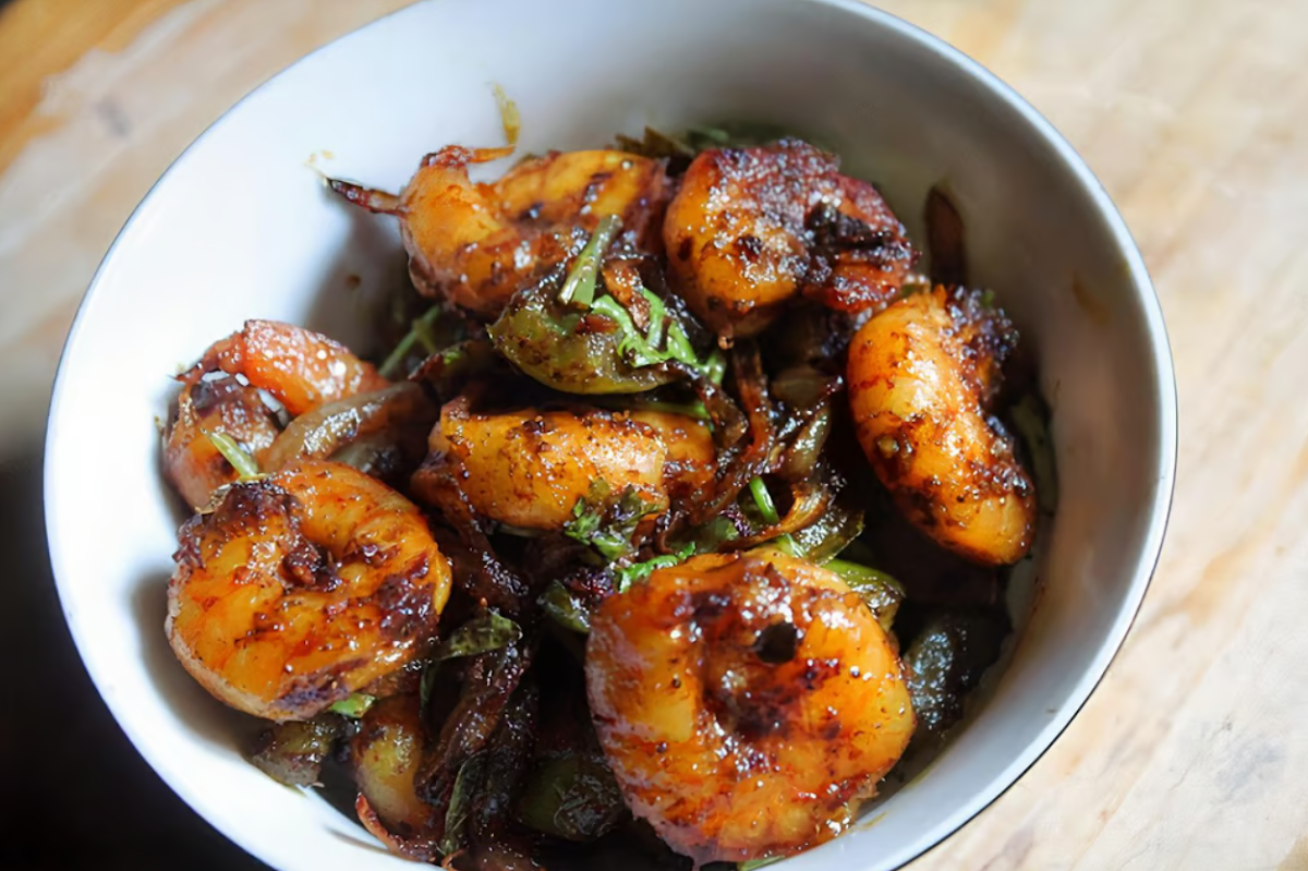 Shrimp Pepper Fry