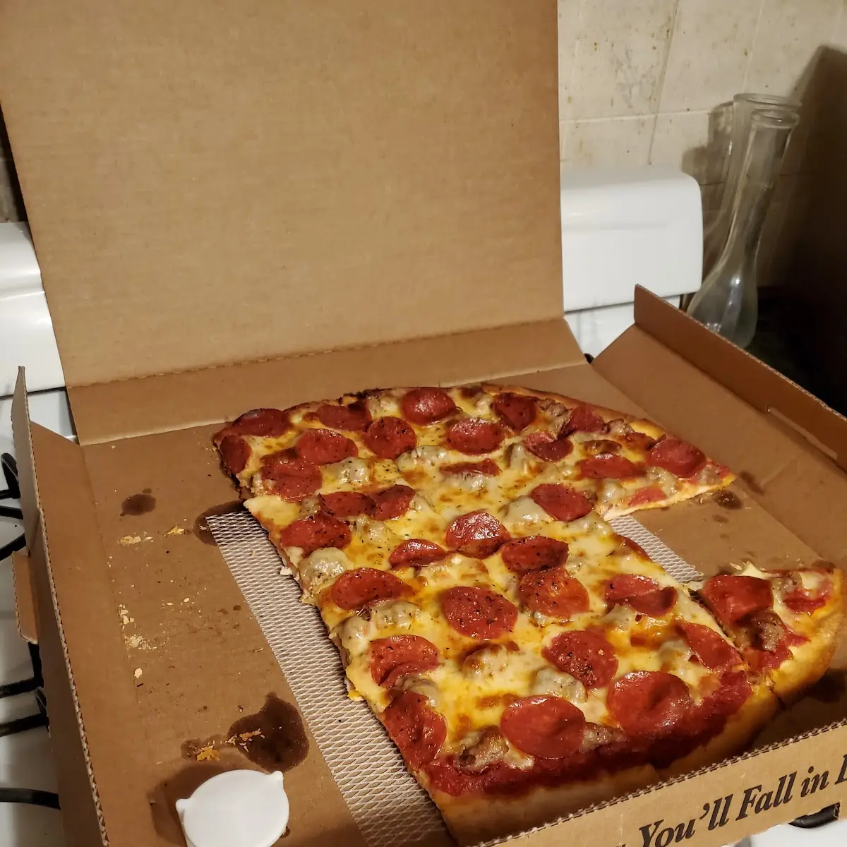 Sausage and Pepperoni Pizza