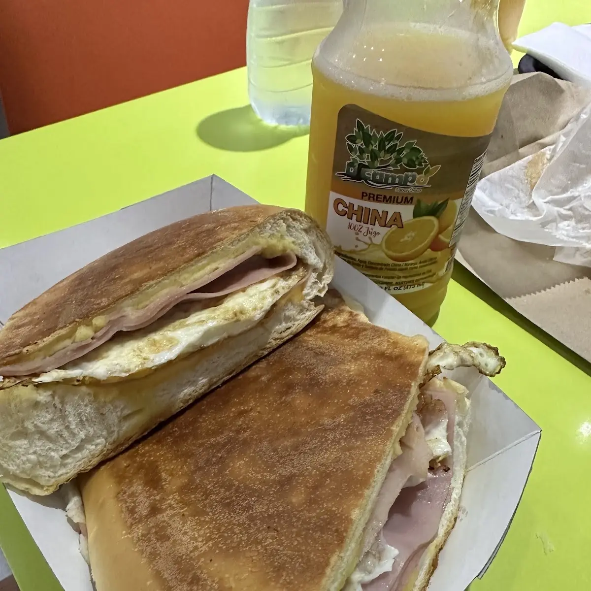 Ham Egg and Cheese Sandwich