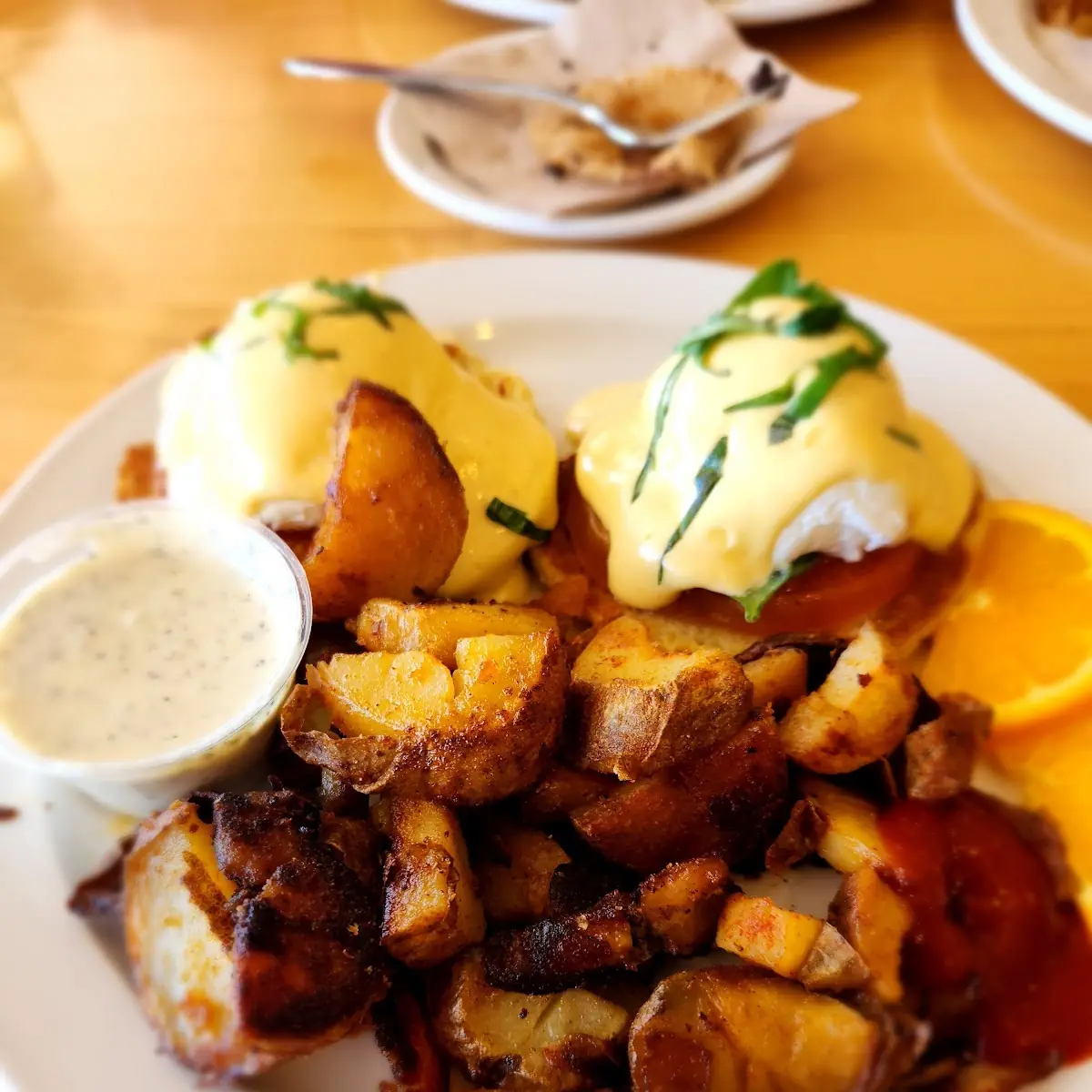 Tomato Basil Benedict