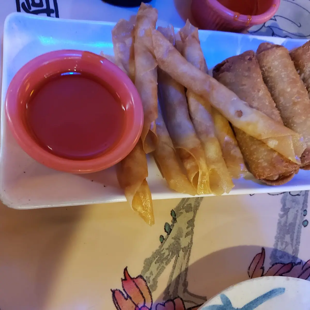 Shrimp Rolls and Egg Rolls