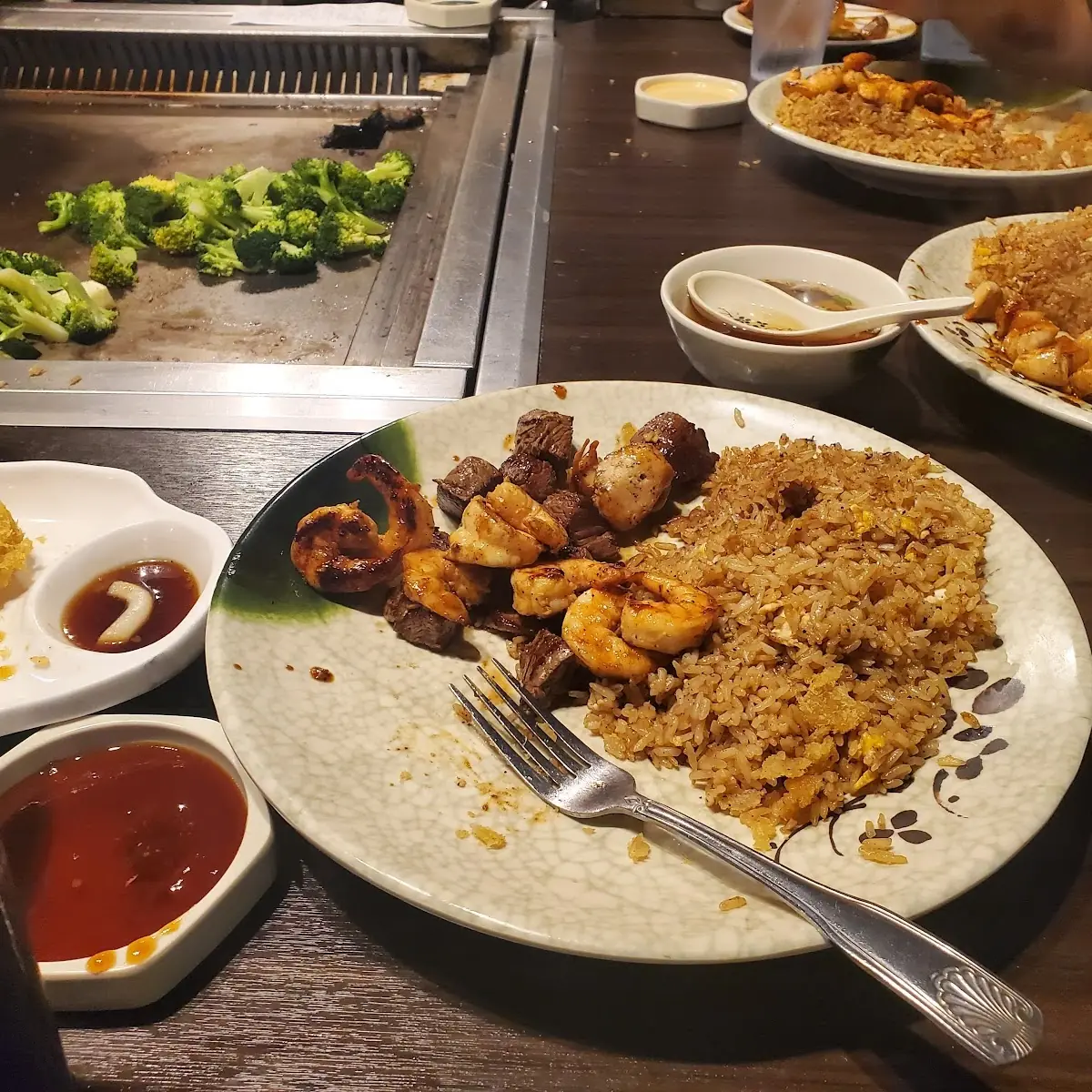 Steak and Shrimp Fried Rice