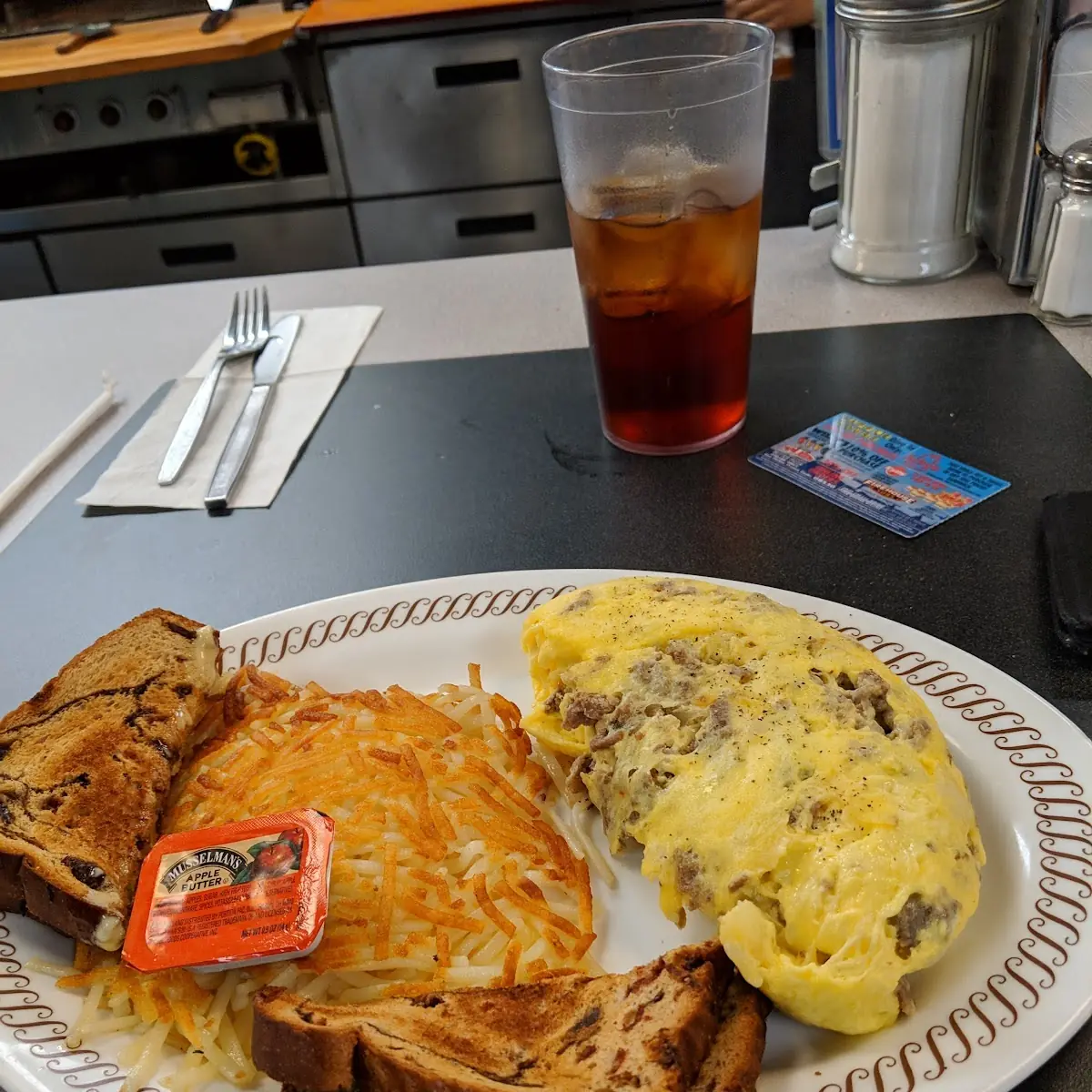Cheese N' Eggs with Raisin Toast