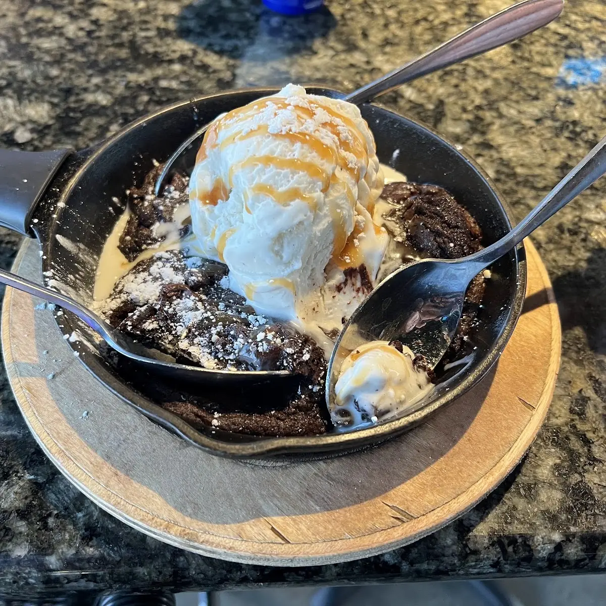 Double Trouble Cookie Skillet