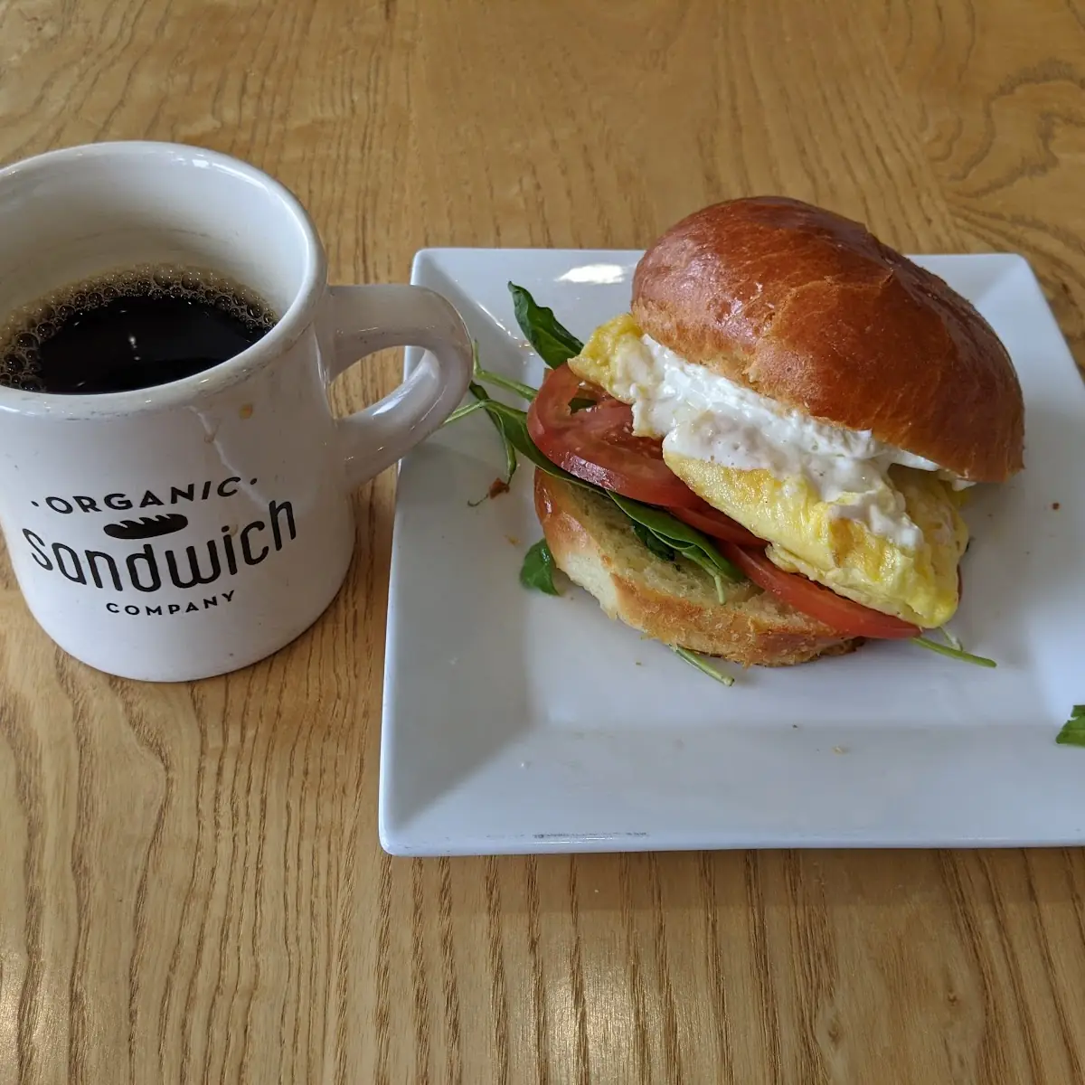Spinach Egg and Cheese Sandwich