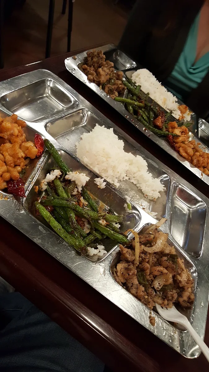 Kung Pao Chicken Pepper Chicken and Green Beans