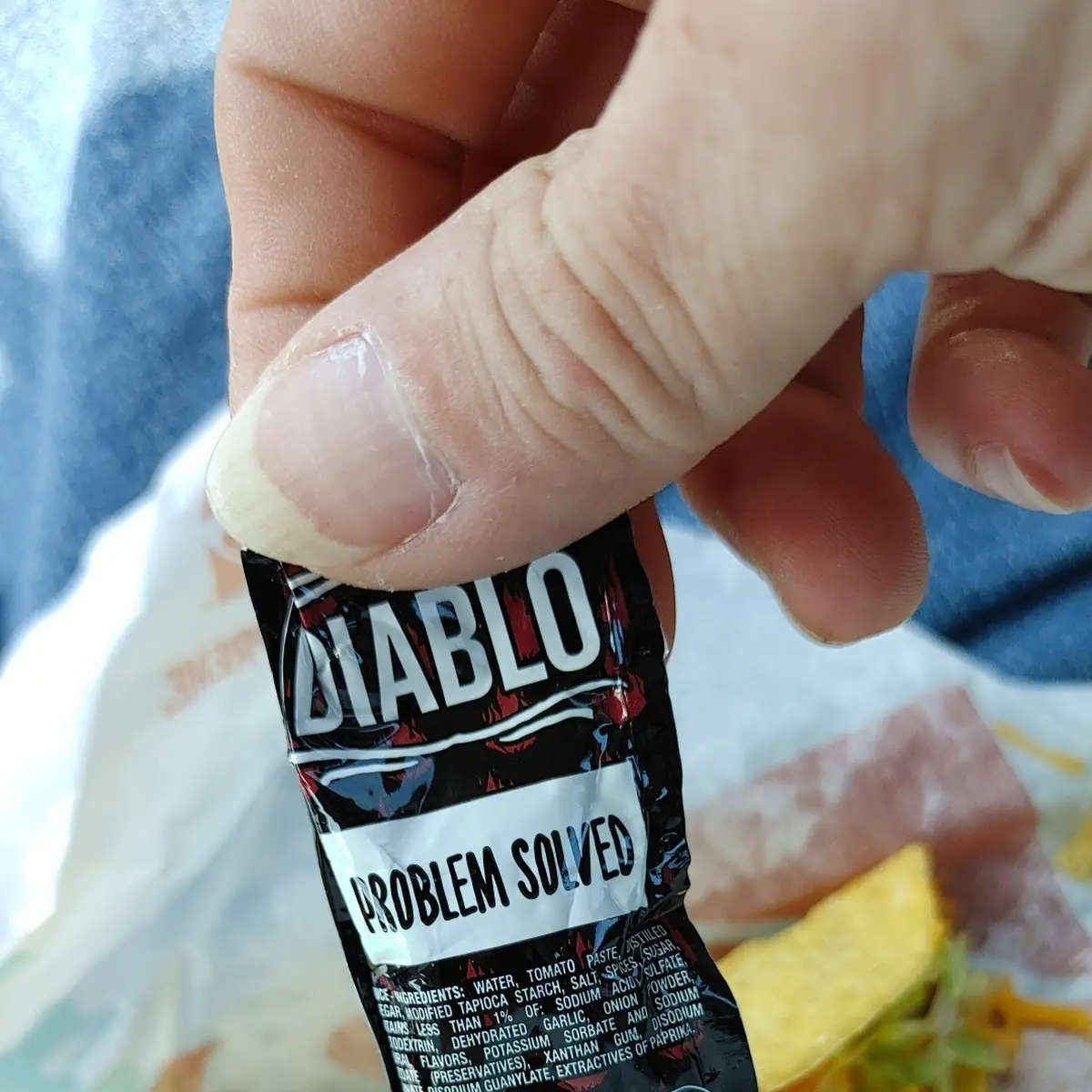Diablo Sauce for the Hard Shell