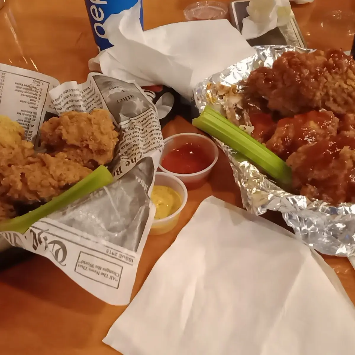 Lemon Pepper Wings & Thai Chilli Wings