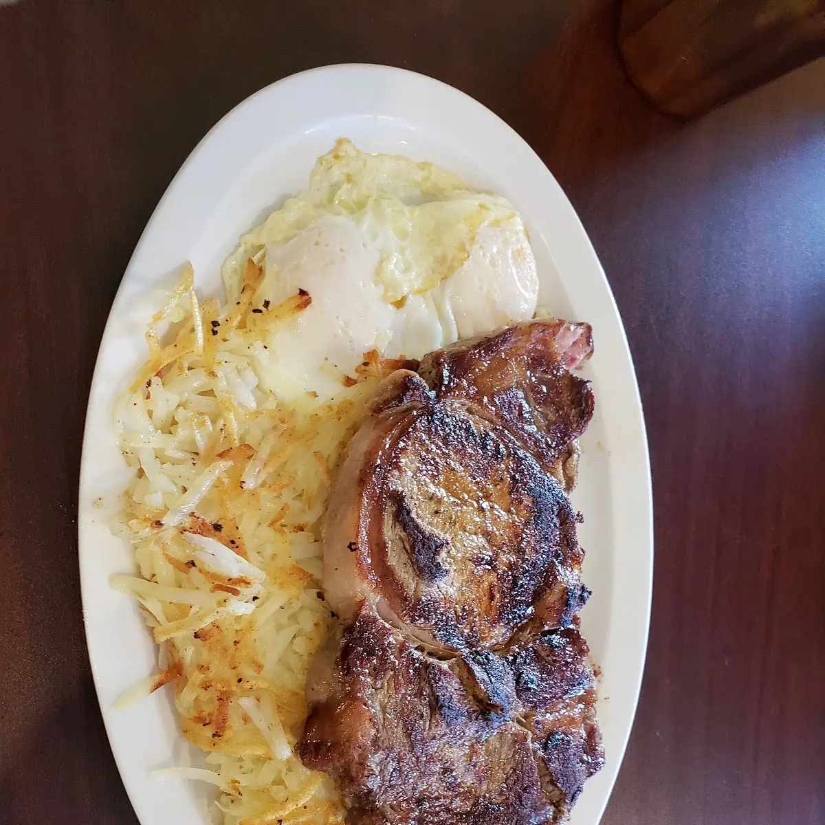 Rib Eye Steak & Eggs