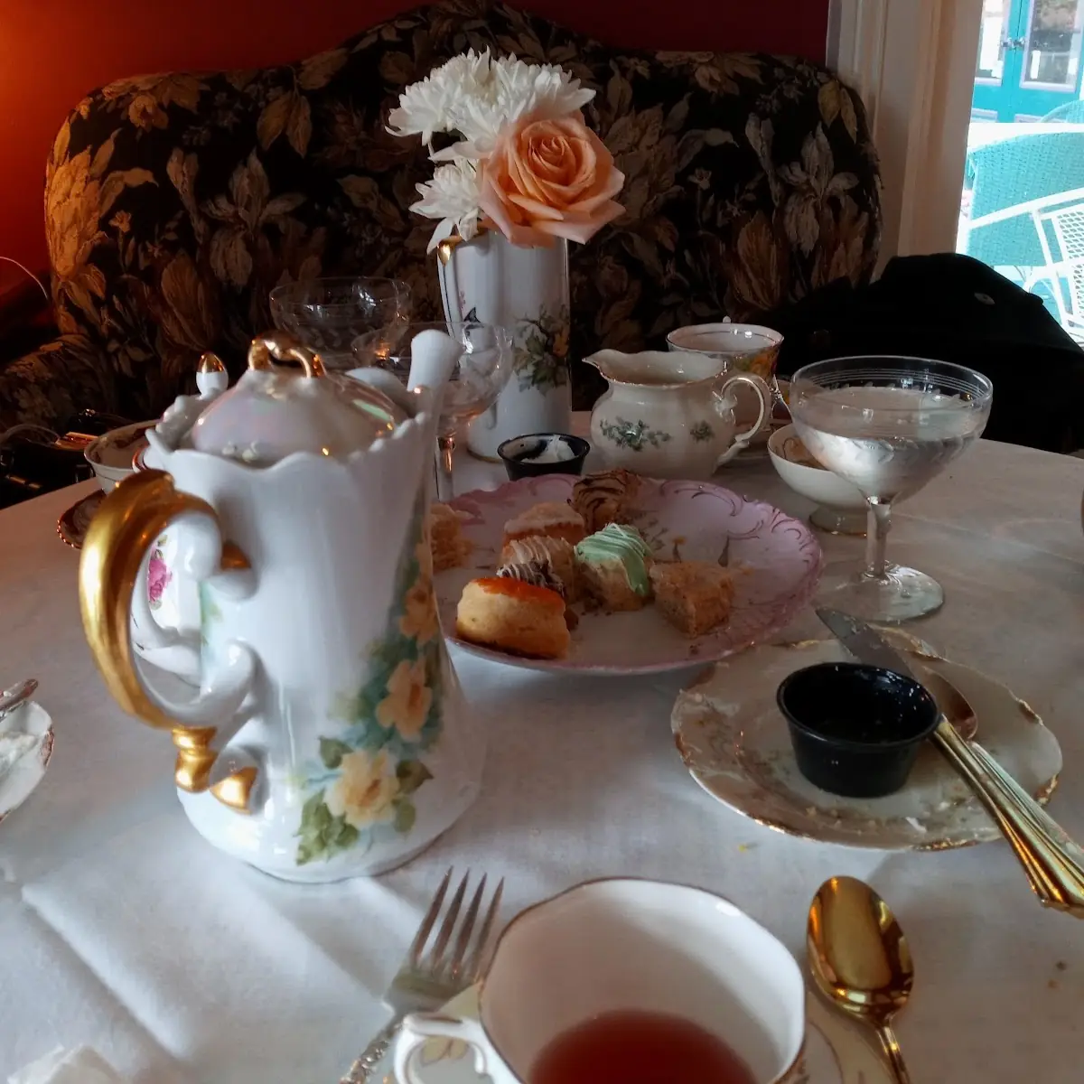 Afternoon Tea with Scones and Pastries