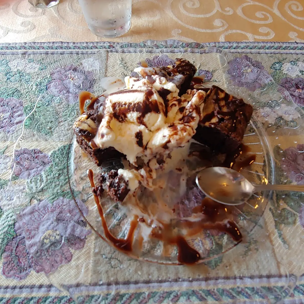 Chocolate Brownie Sundae