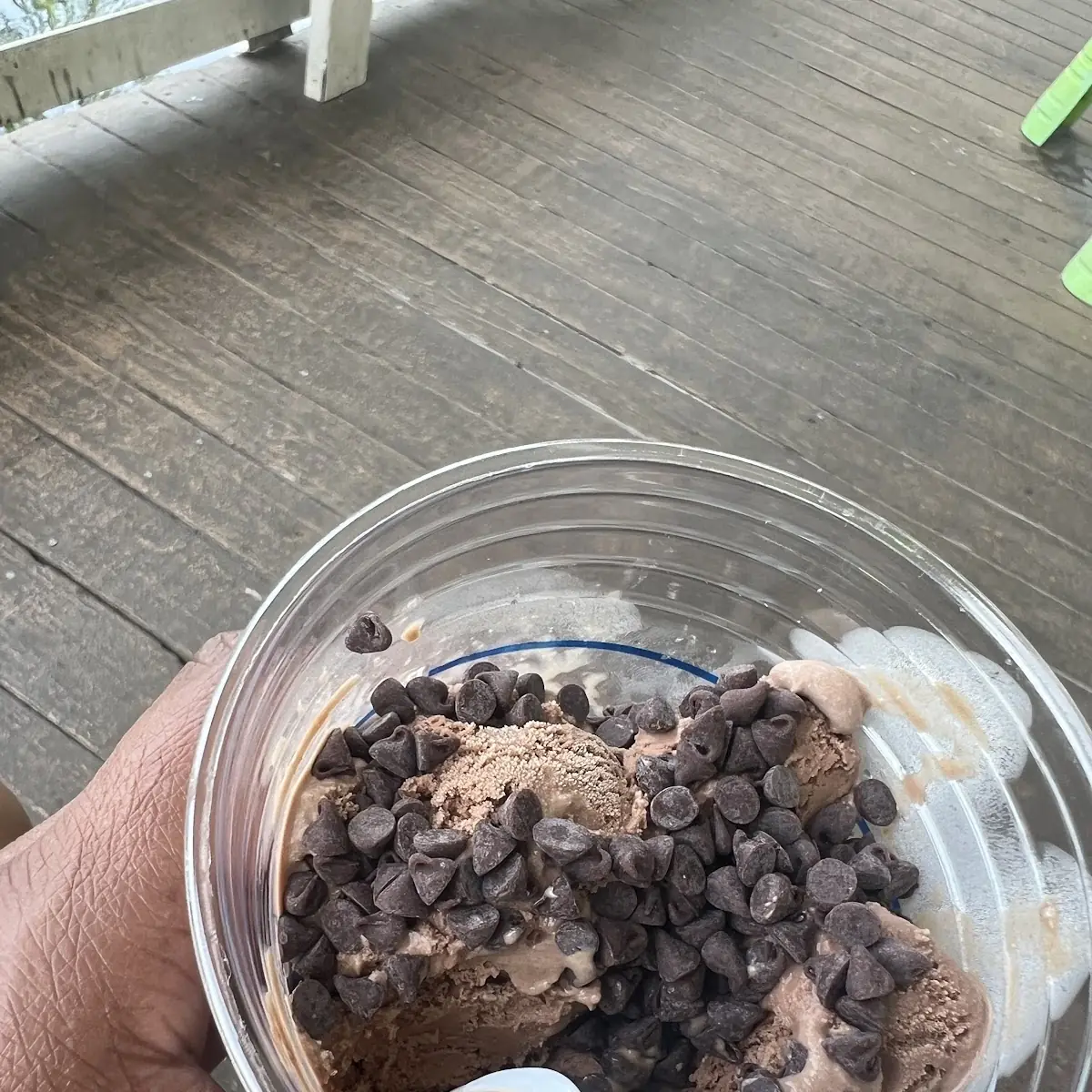 Chocolate Ice Cream with Chocolate Chips