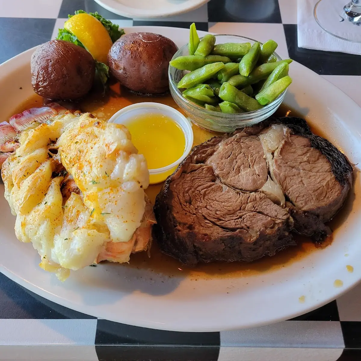 Prime Rib and Lobster Tail