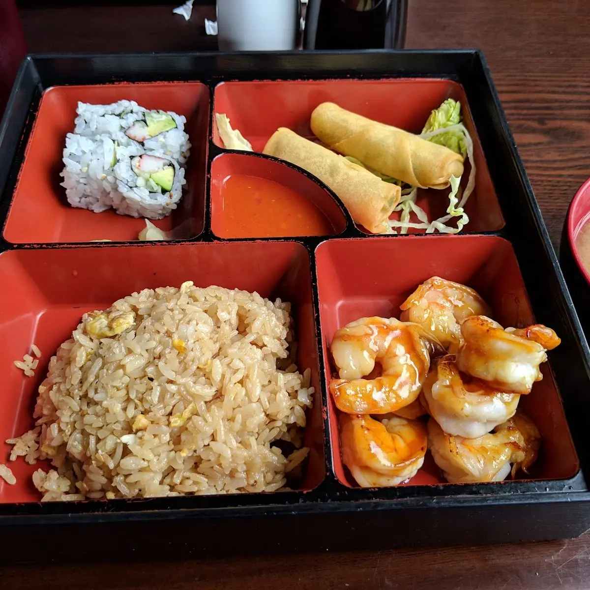 Shrimp Teriyaki Lunch Bento Box