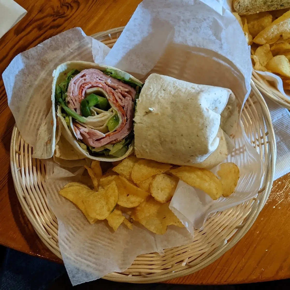 Ham & Swiss Wrap