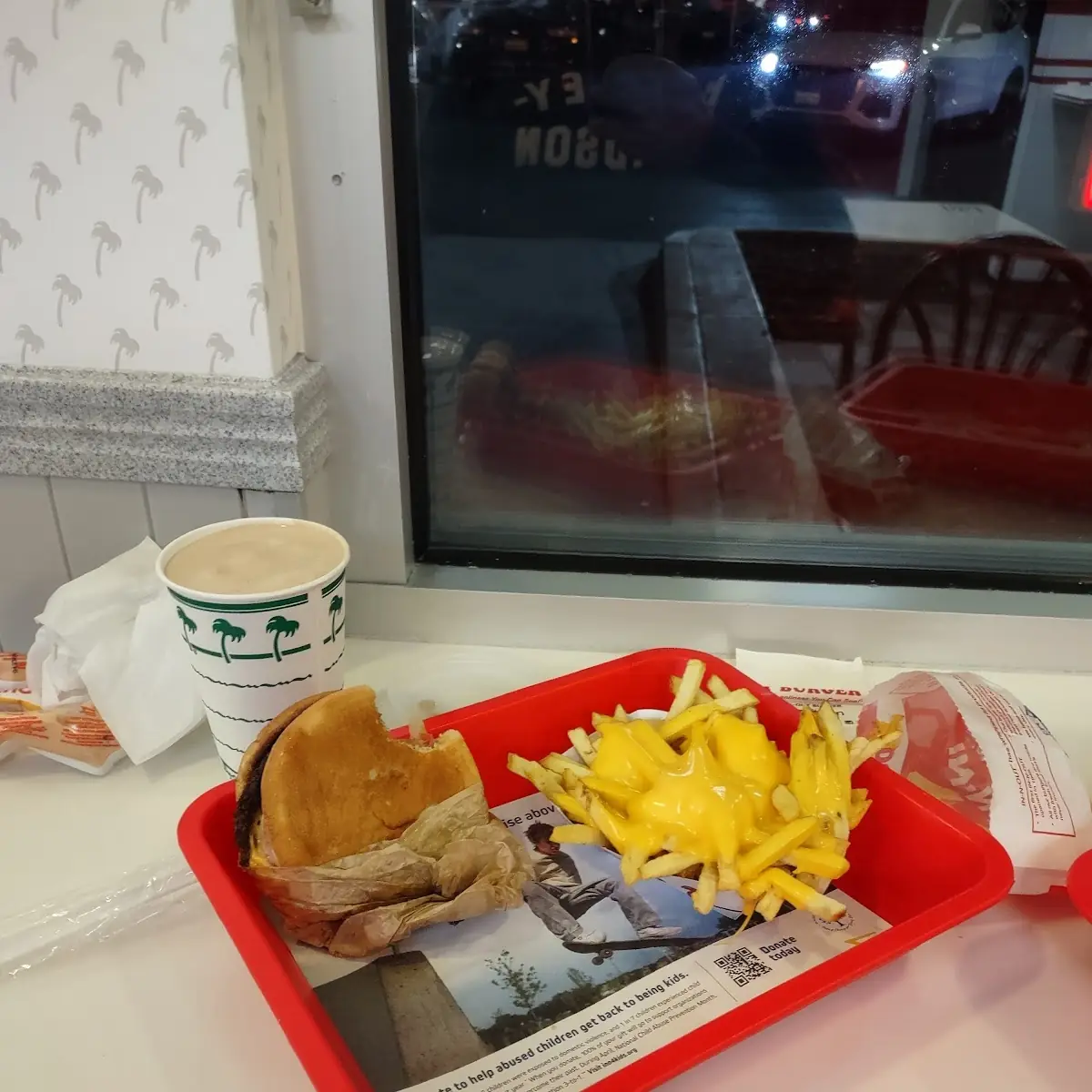 Cheese Fries Double Cheeseburger