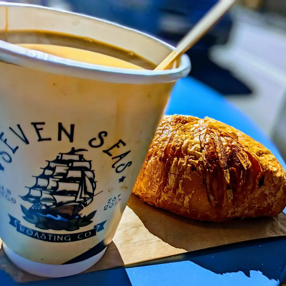 Seven Seas Latte & Chocolate Croissant