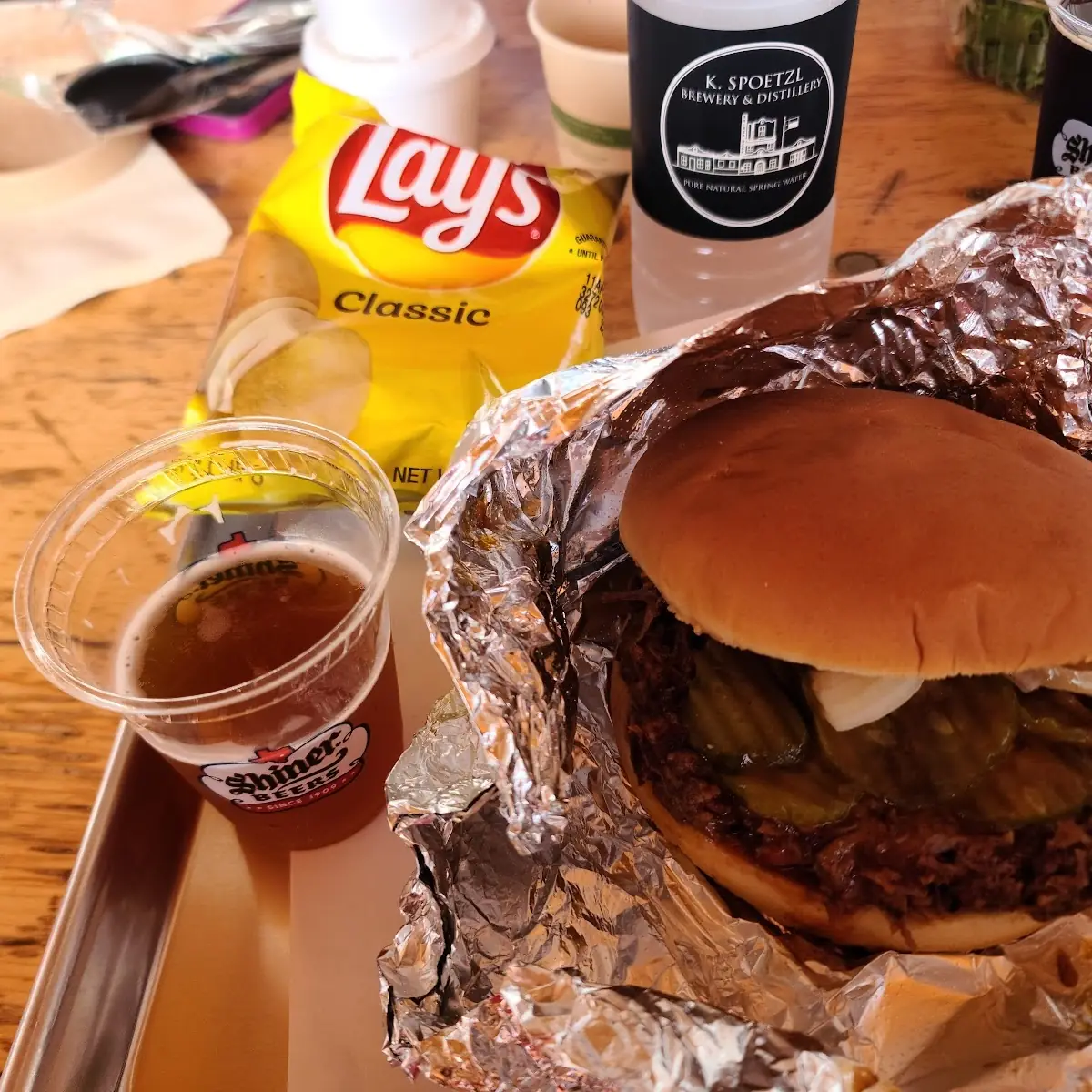 Chopped Brisket Sandwich Combo