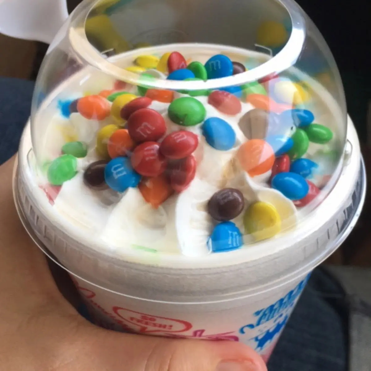 Sonic Blast Made with M&M’S Minis Chocolate Candies