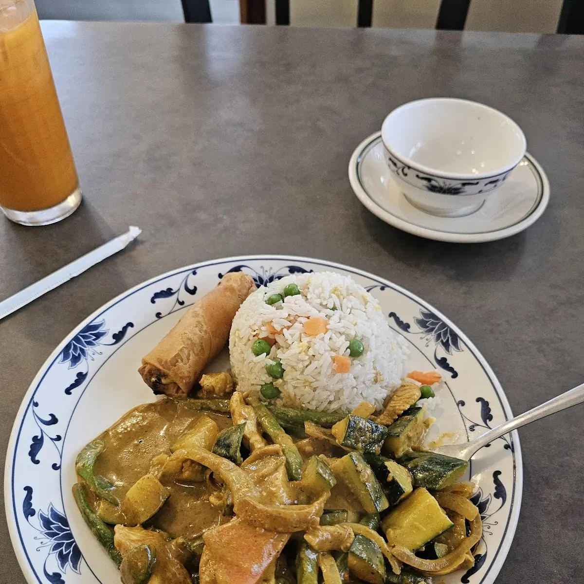Thai Curry Chicken Lunch Special
