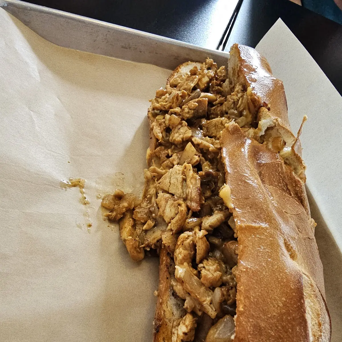 Tandoori Chicken Cheesesteak Sub