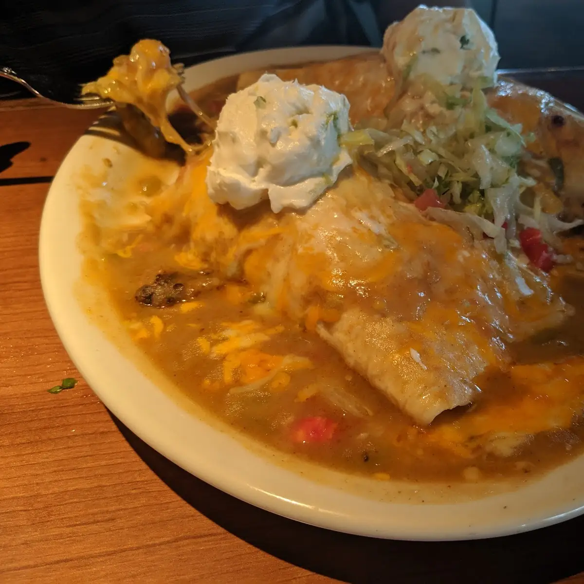 Shredded Beef Burrito Supreme