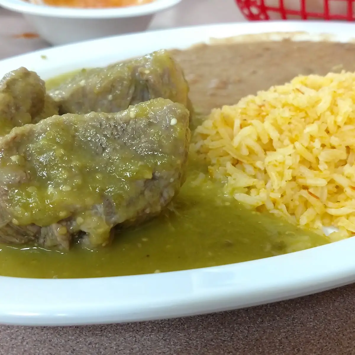 Chile Verde Plate