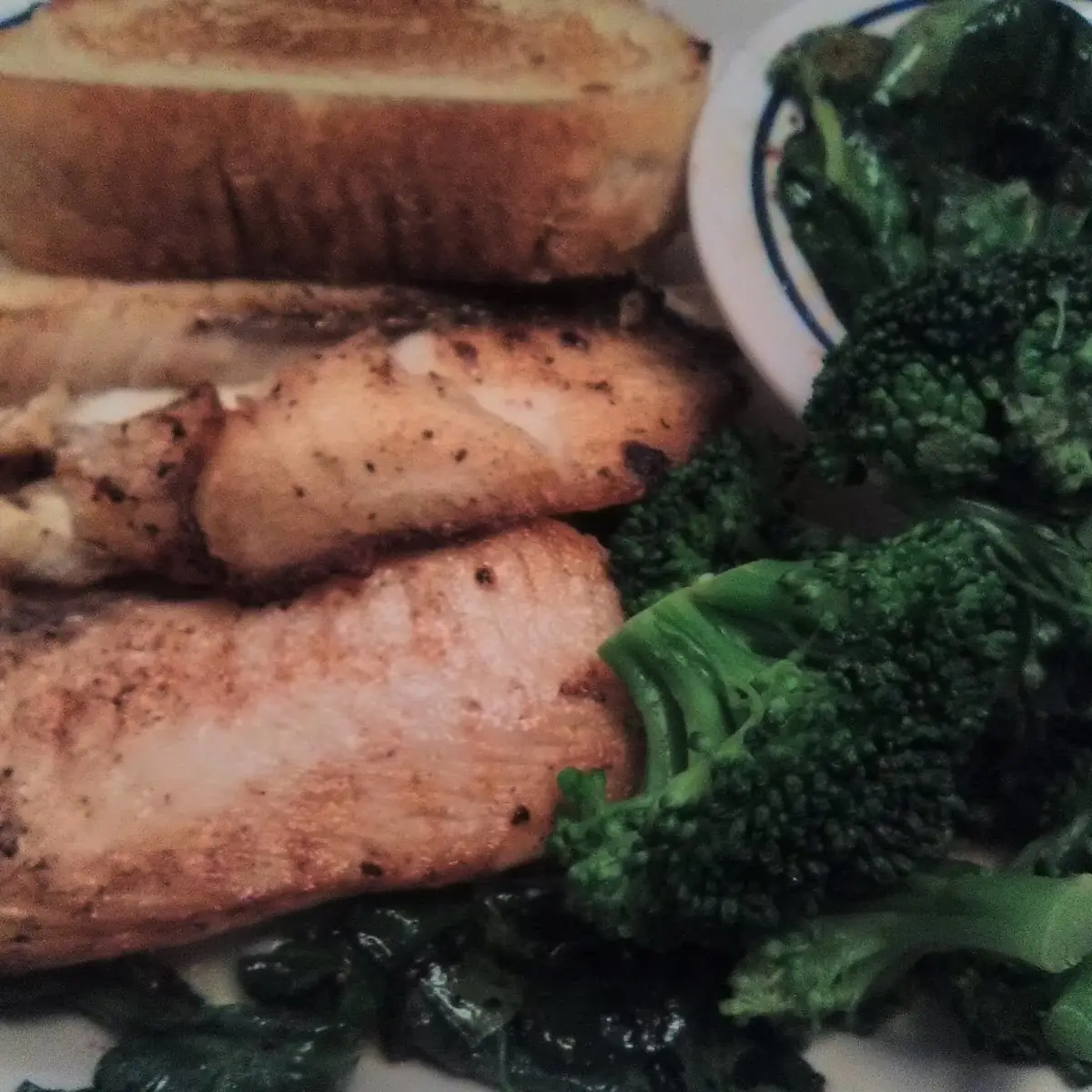 Talopia with Steamed Broccoli