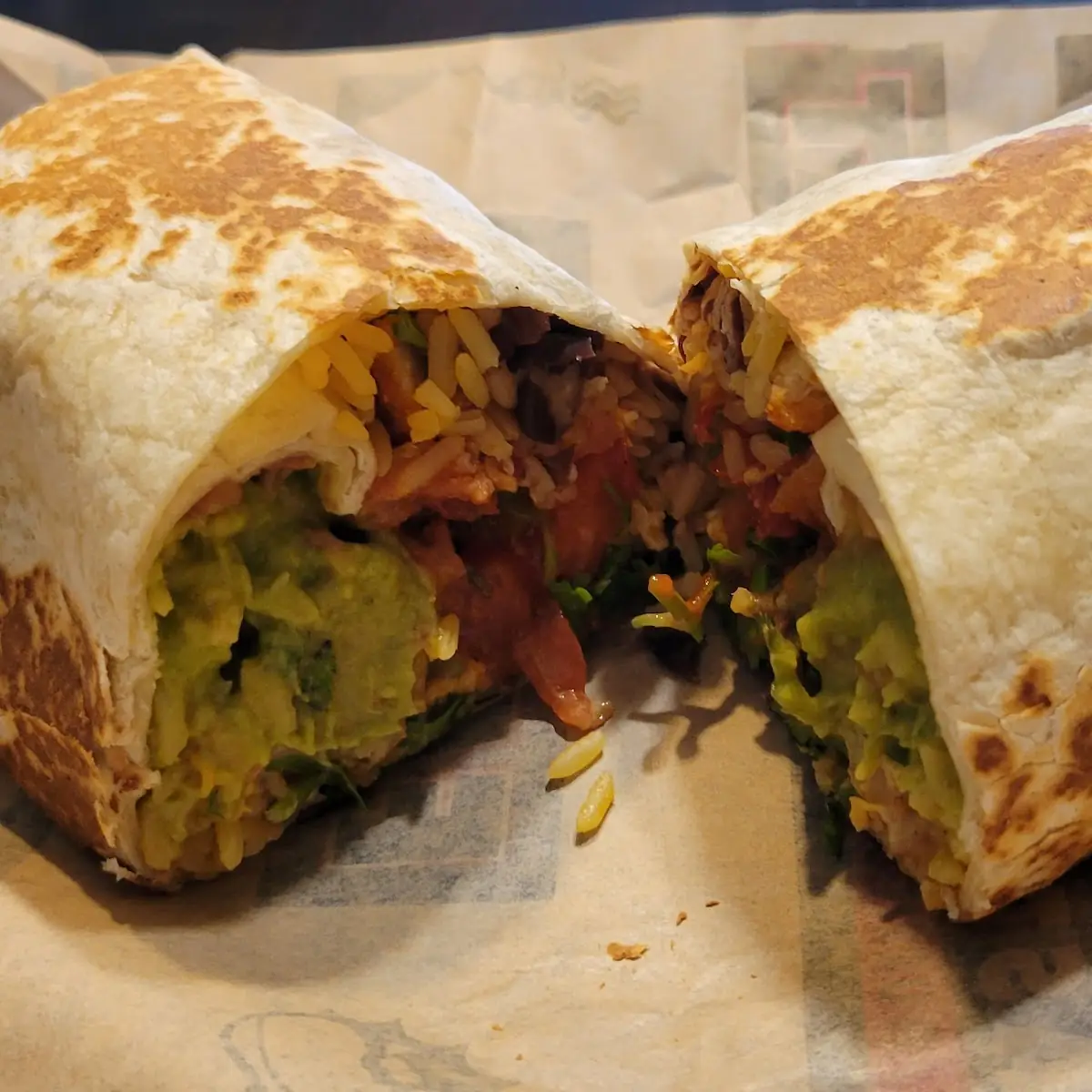 Battered Chicken Buritto, Fat Bastard Burrito Co.