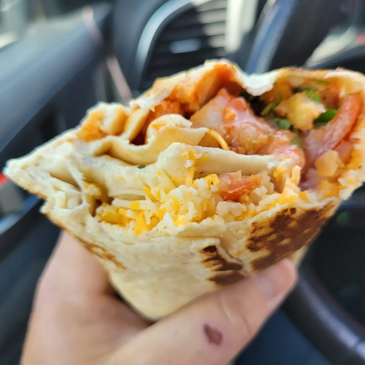Buffalo Christy Chicken Wrap, Fat Bastard Burrito Co.