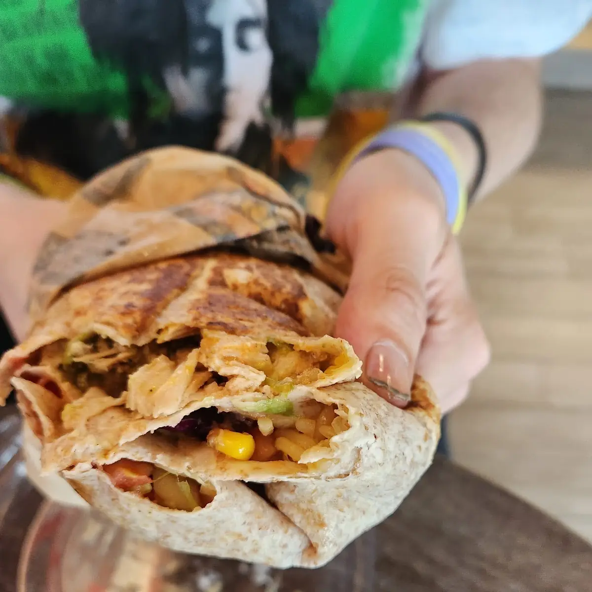 Tequila Lime Chicken Tacos, Fat Bastard Burrito Co.