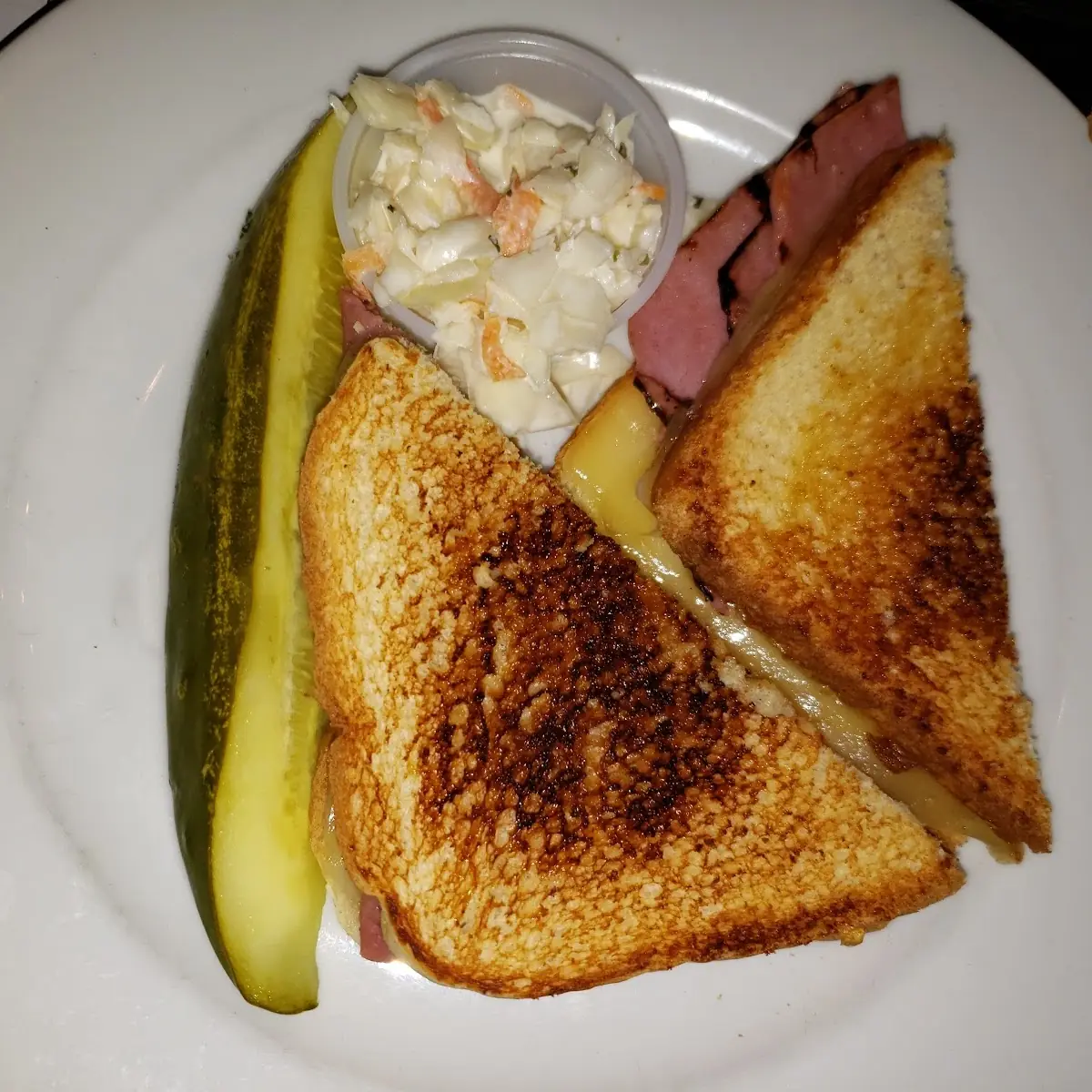 Grilled Cheese and Ham Sandwich