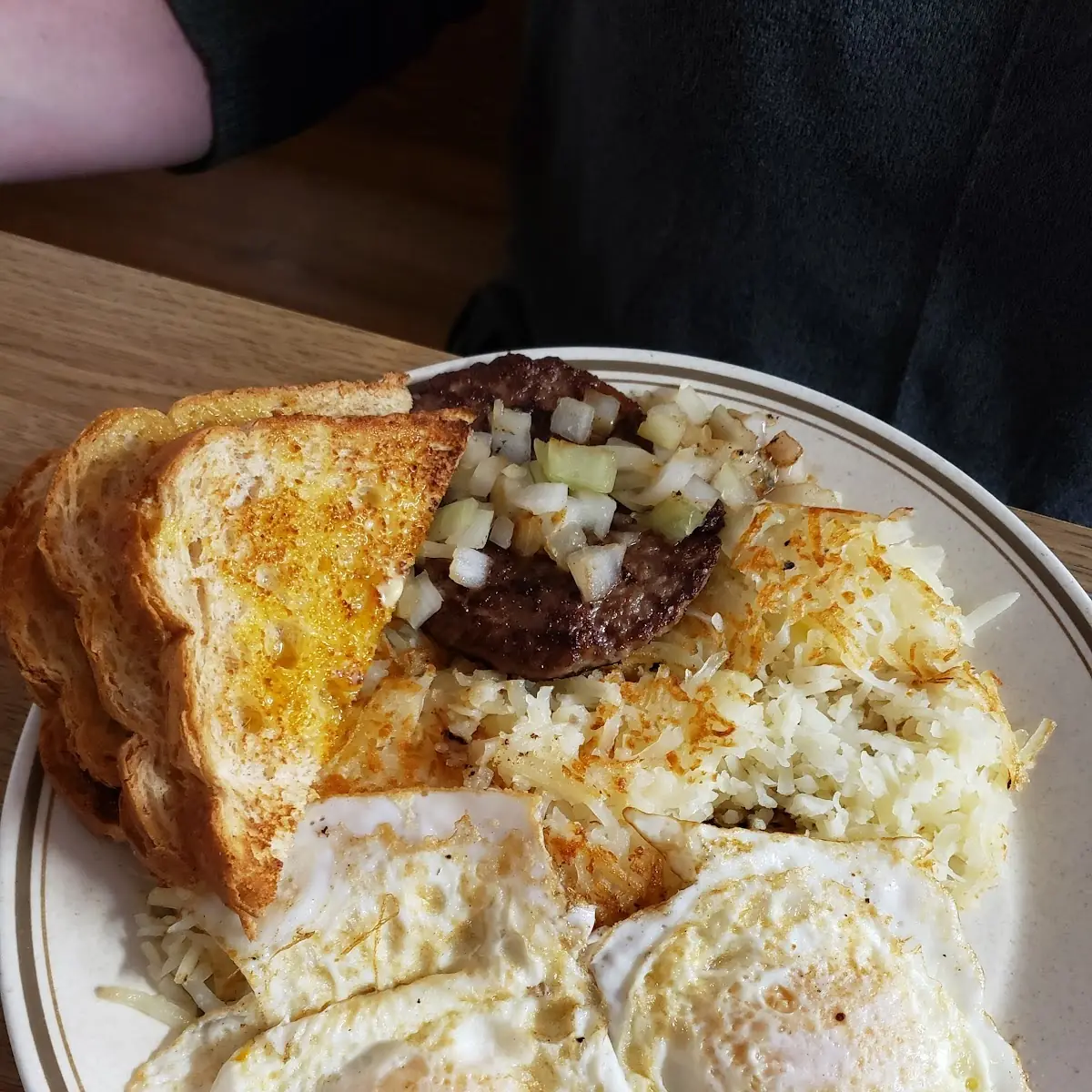 Corn Beef Hash with 2 Eggs