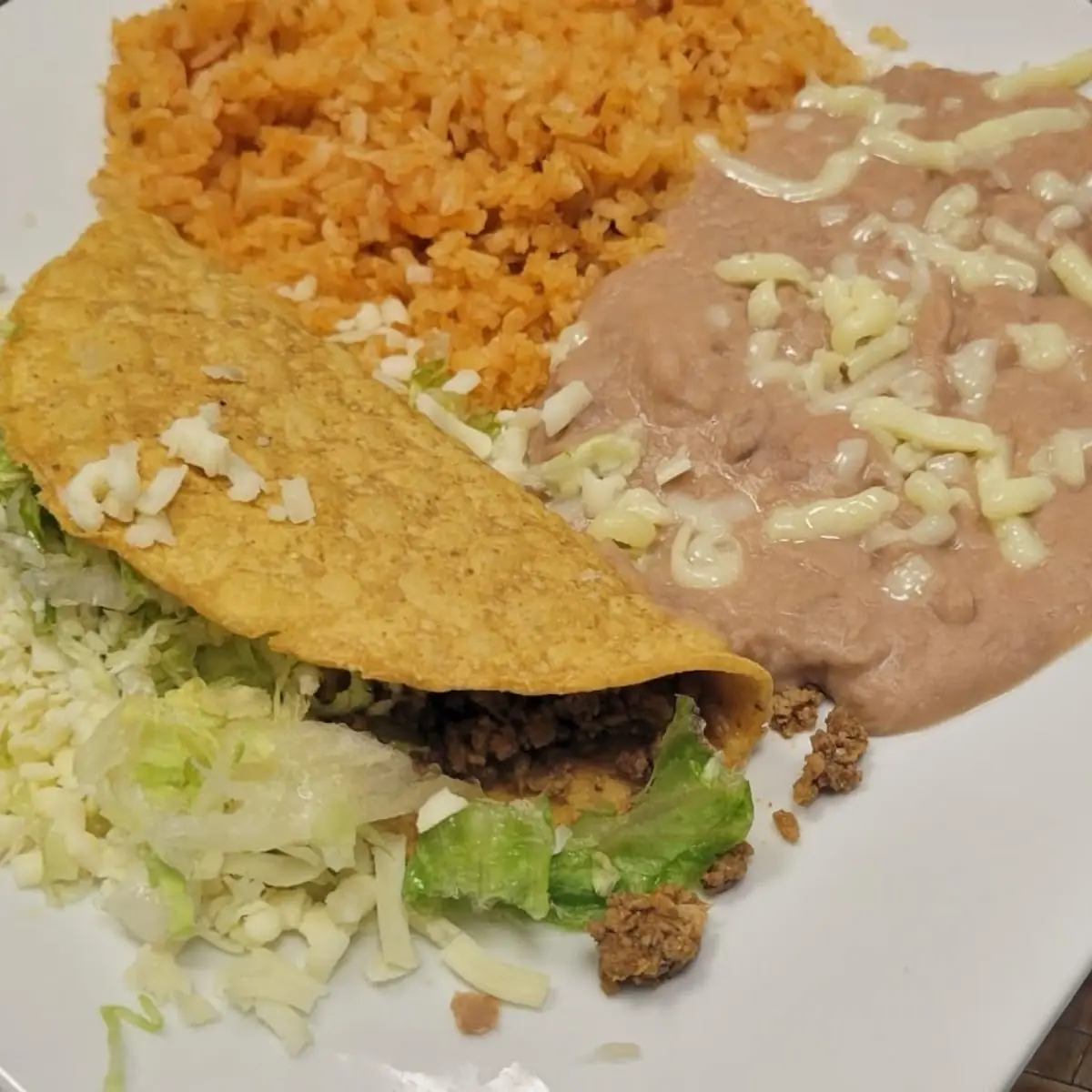 Burrito Mexican Rice Beans