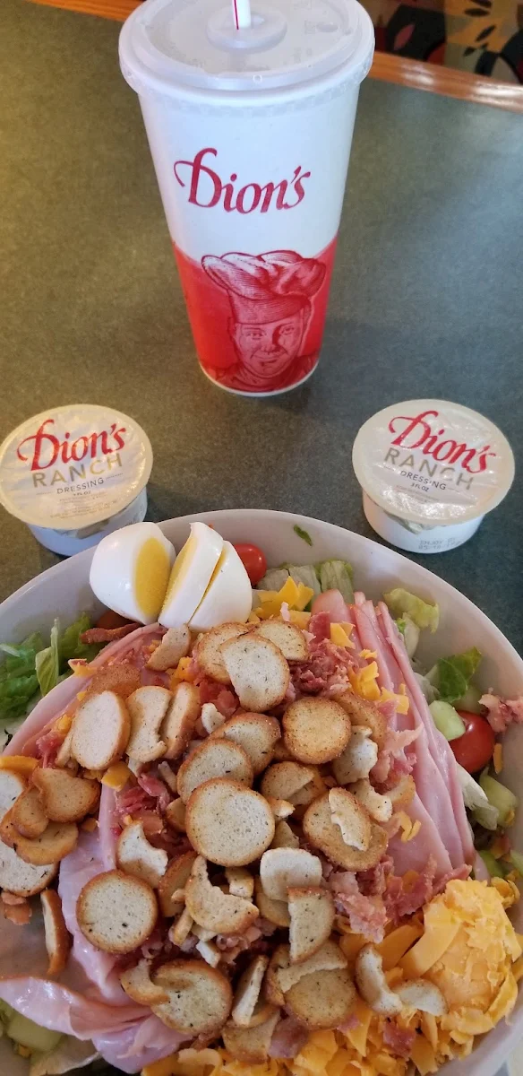 Full Chef Salad Ranch Dressing Fountain Drink