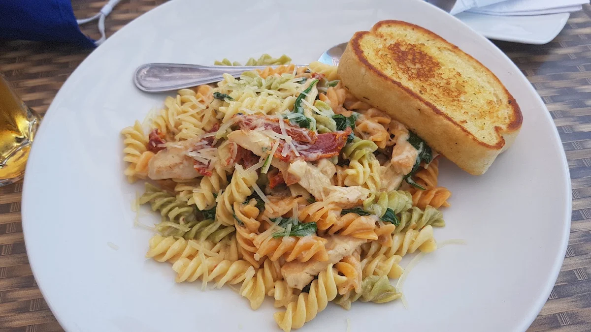 Asiago Chicken Pasta, Piper Arms Whitby