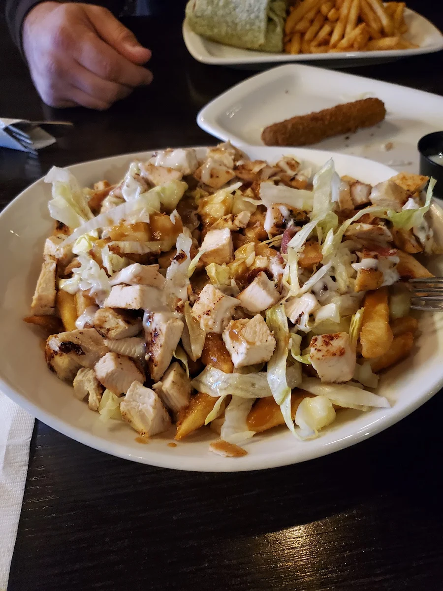 Chicken blt Poutine, Piper Arms Whitby
