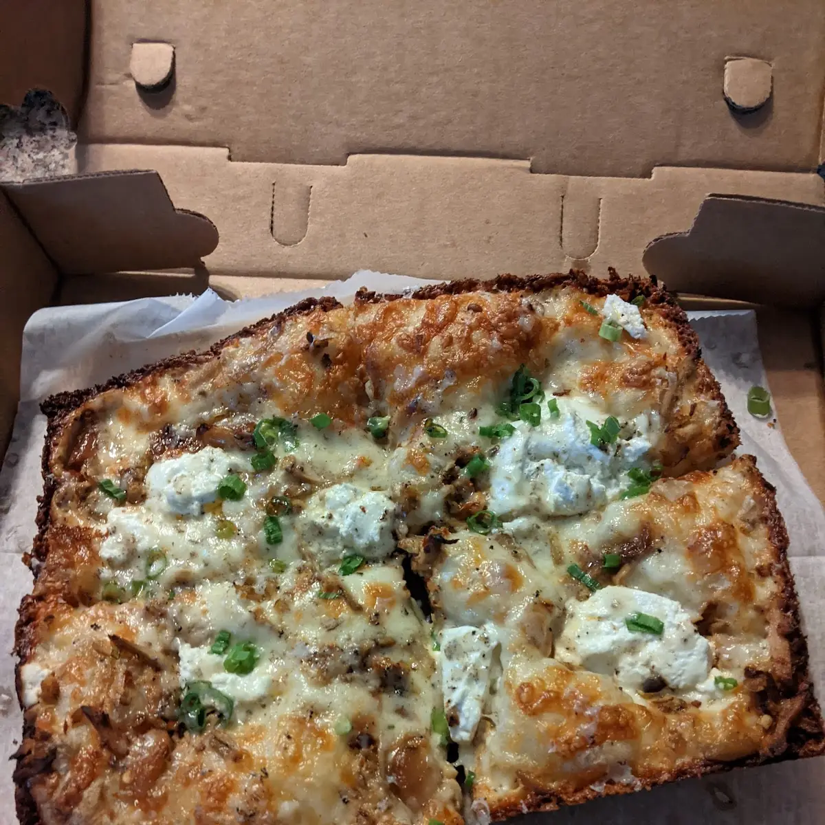 Sausage Mushroom Deep Dish