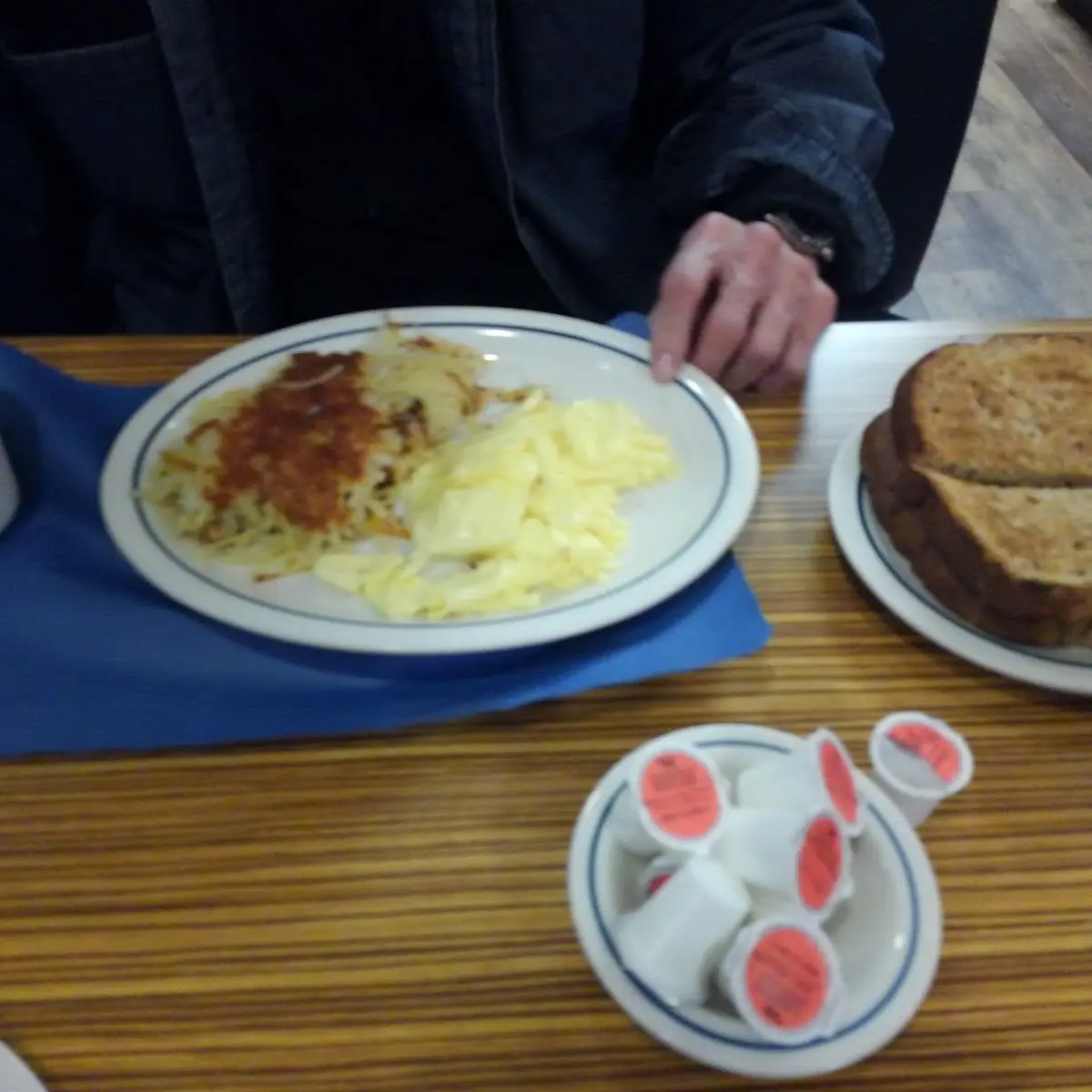 Scrambled Eggs and Hash Browns
